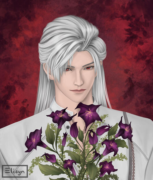 Sylus and his dark datura flowers
